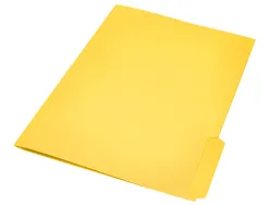 Sous-chemise liderpapel papier cartonne 240g/m2 document a4 onglet inferieur coloris jaune