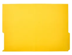 Sous-chemise liderpapel papier cartonne 240g/m2 document a4 onglet inferieur coloris jaune