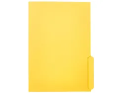 Sous-chemise liderpapel papier cartonne 240g/m2 document a4 onglet inferieur coloris jaune
