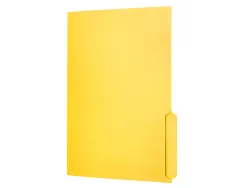 Sous-chemise liderpapel papier cartonne 240g/m2 document a4 onglet inferieur coloris jaune