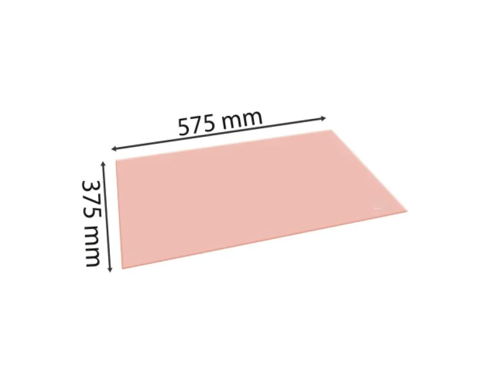 Sous-main exacompta en carton format 585x385mm aquarel corail
