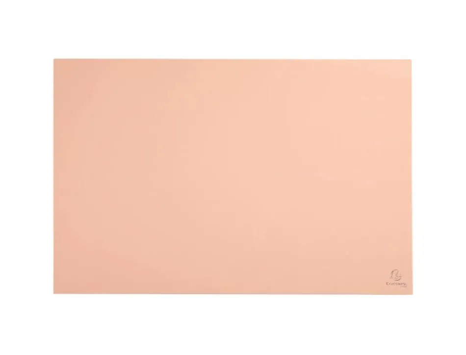 Sous-main exacompta en carton format 585x385mm aquarel corail