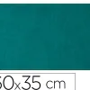 Sous-main rhodiarama souple simil cuir paon velout 60x35 cm