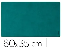 Sous-main rhodiarama souple simil cuir paon velout 60x35 cm