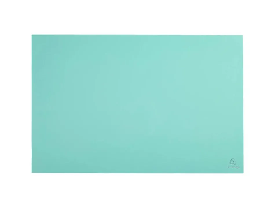 Sous-main exacompta en carton format 585x385mm aquarel coloris vert pastel