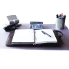 Sous-main q-connect pp anti-é blouissement 50x63cm coloris transparent