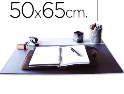 Sous-main q-connect simple pp antiderapant 50x63cm coloris noir