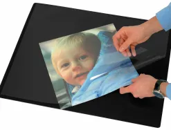 Sous-main q-connect simple pp antiderapant 50x63cm coloris noir