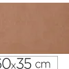 Sous-main rhodiarama souple simil cuir taupe velout 60x35 cm