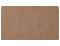 Sous-main rhodiarama souple simil cuir taupe velout 60x35 cm