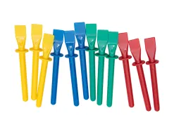 Spatule a colle o'color plastique longueur 11,5cm coloris assortis lot 12 unites