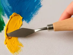 Spatule pour peinture liderpapel metallique sachet de 5 unites tailles assorties certifie