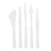 Spatule pour peinture liderpapel en plastique sachet de 5 unites tailles assorties