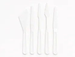 Spatule pour peinture liderpapel en plastique sachet de 5 unites tailles assorties