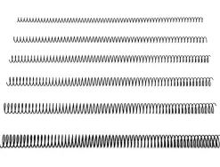 Spirale q-connect métallique relieur pas 5:1 240f calibre 1.2mm diamètre 28mm coloris noir boîte 50 unités