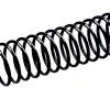 Spirale q-connect métallique relieur pas 4:1 160f calibre 1.2mm diamètre 20mm coloris noir boîte 100 unités