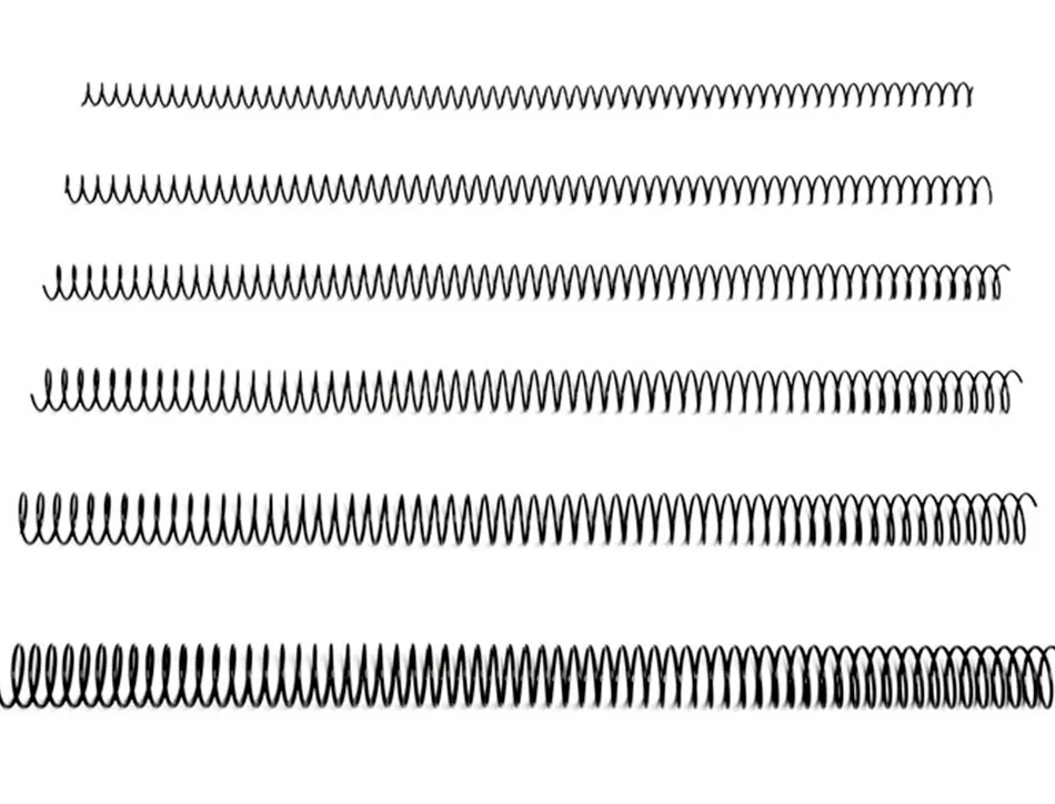 Spirale q-connect métallique relieur pas 4:1 160f calibre 1.2mm diamètre 20mm coloris noir boîte 100 unités