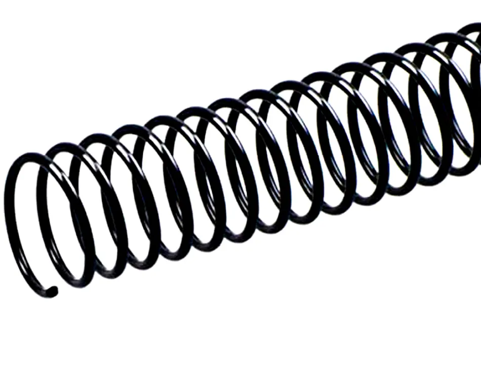 Spirale q-connect métallique relieur pas 5:1 100f calibre 1mm diamètre 14mm coloris noir boîte 100 unités