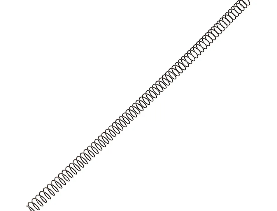 Spirale q-connect métallique relieur pas 4:1 20f calibre 1mm diamètre 6mm coloris noir boîte 200 unités