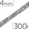 Spirale q-connect métallique relieur pas 5:1 300f calibre 1.2mm diamètre 34mm coloris noir boîte 25 unités