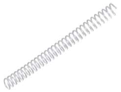 Spirale q-connect plastique transparent 32 5:1 120f calibre 2mm diamètre 16mm boîte 100 unités