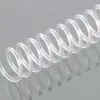Spirale q-connect plastique transparent relieur pas 32 5:1 80f calibre 1.8mm diamètre 12mmboîte 100 unités