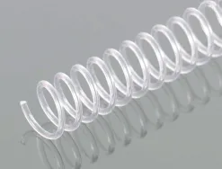 Spirale q-connect plastique transparent relieur pas 32 5:1 80f calibre 1.8mm diamètre 12mmboîte 100 unités