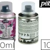 Spray pébéo décospray peinture acrylique 100ml coloris assortis set de 10 unités