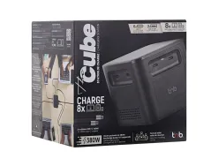 Station de charge t'nb pd 3.1 380w 8 ports charge coloris noir