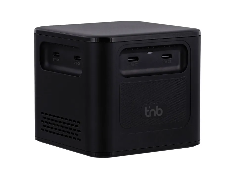 Station de charge t'nb pd 3.1 380w 8 ports charge coloris noir