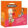 Stick de colle cleopatre invisible forte usage sans solvant carton papier photos des 6 ans 8gr lot de 12