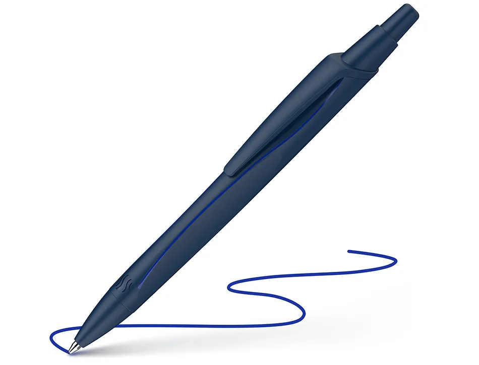 Stylo a bille schneider reco bleu recharge eco 725m ecriture bleu