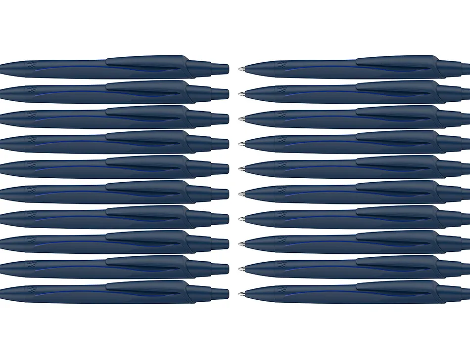 Stylo a bille schneider reco bleu recharge eco 725m ecriture bleu