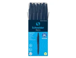 Stylo a bille schneider reco bleu recharge eco 725m ecriture bleu
