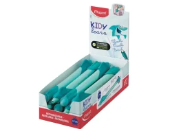 Stylo apprentissage maped kidy learn magic effaãable retractable encre bleue 0,7mm modele requin coloris bleu