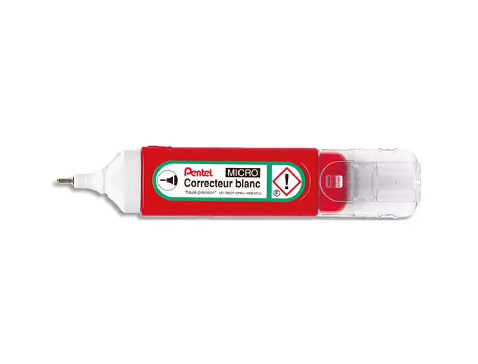 Stylo correcteur pentel pentex micro largeur trace bille 1.4mm sans pvc 12ml