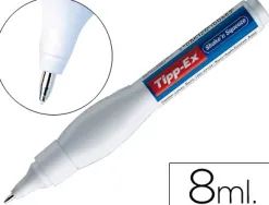 Stylo correcteur tipp-ex shake'n squeeze ergonomique applicateur bille 8ml débit régulé par pression