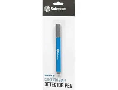 Stylo detecteur faux billets safescan-30 presentoir de 10 pieces