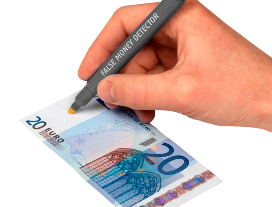 Stylo detecteur faux billets safescan-30 presentoir de 10 pieces