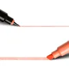 Stylo feutre intensity dual tip pointe biseaute et fine 0,4mm boite de 6 coloris assortis