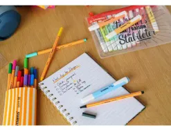 Stylo feutre stabilo point 88 pointe fine 0,4 mm coffret de 20 coloris assortis