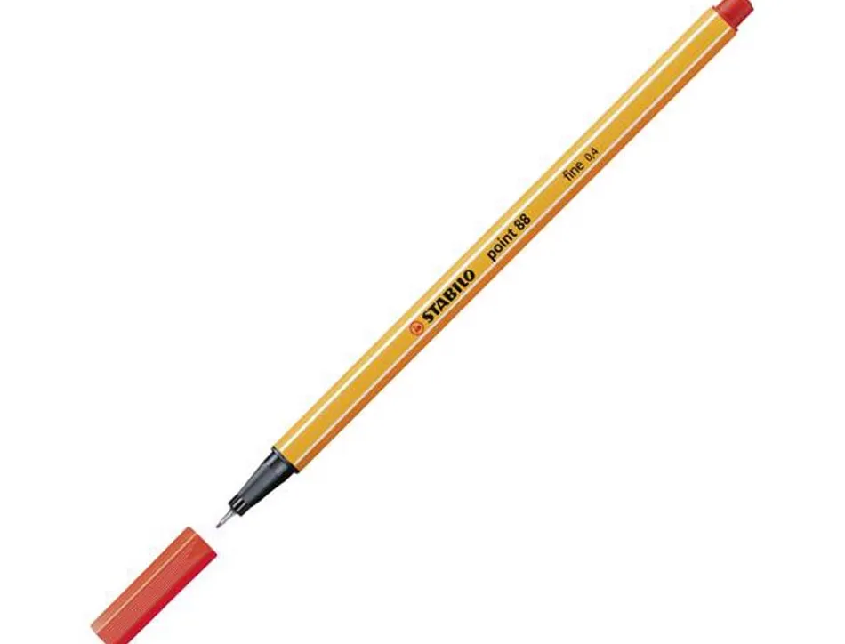 Stylo feutre stabilo point 88 pointe fine 0,4 mm coffret de 20 coloris assortis