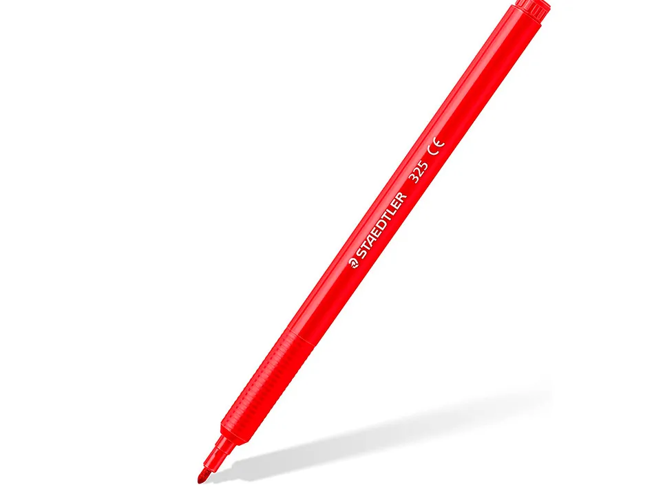Stylo feutre staedtler 325 pointe moyenne 1mm pack de 24 couleurs assorties