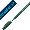 Stylo fibre schneider topwriter 157 pointe large trait 0,8mm cap-off longue durée couleur noire