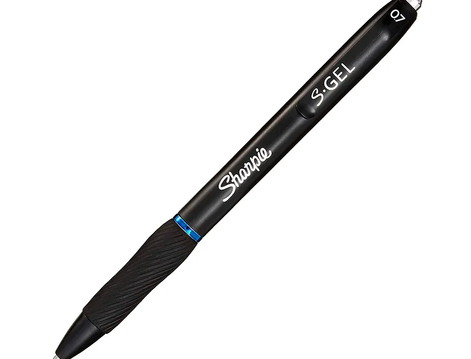 Stylo gel sharpie gel pointe moyenne 0.7mm encre bleue