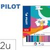 Stylo pilot frixion ball stick pointe 0,7mm encre gel effacable coloris assortis pochette 12 unites