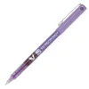 Stylo pilot v5 écriture fine 0.3mm clip métal encre liquide niveau visible pointe indéformable coloris violet