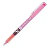 Stylo pilot v5 écriture fine 0.3mm clip métal encre liquide niveau visible pointe indéformable coloris rose