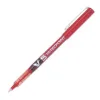 Stylo pilot v5 écriture fine 0.3mm clip métal encre liquide niveau visible pointe indéformable coloris rouge