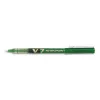 Stylo pilot v7 écriture moyenne 0.7mm clip métal encre liquide niveau visible pointe indéformable trait 0.5 mm col vert